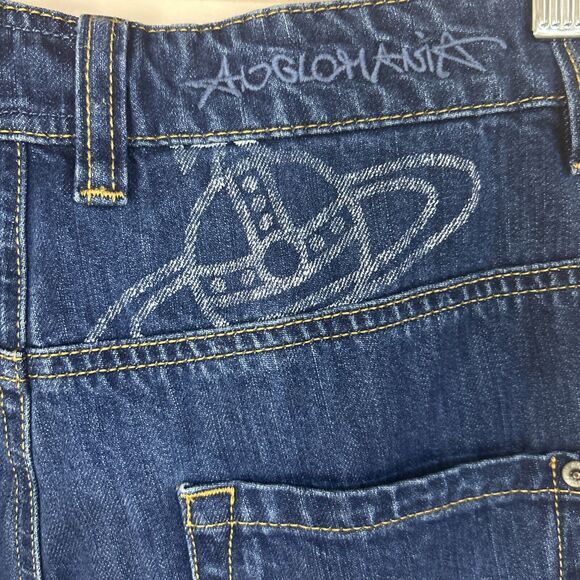 Vivienne Westwood Anglomania Jeans Size 27 New Boyfriend Style Distressed - Picture 10 of 12